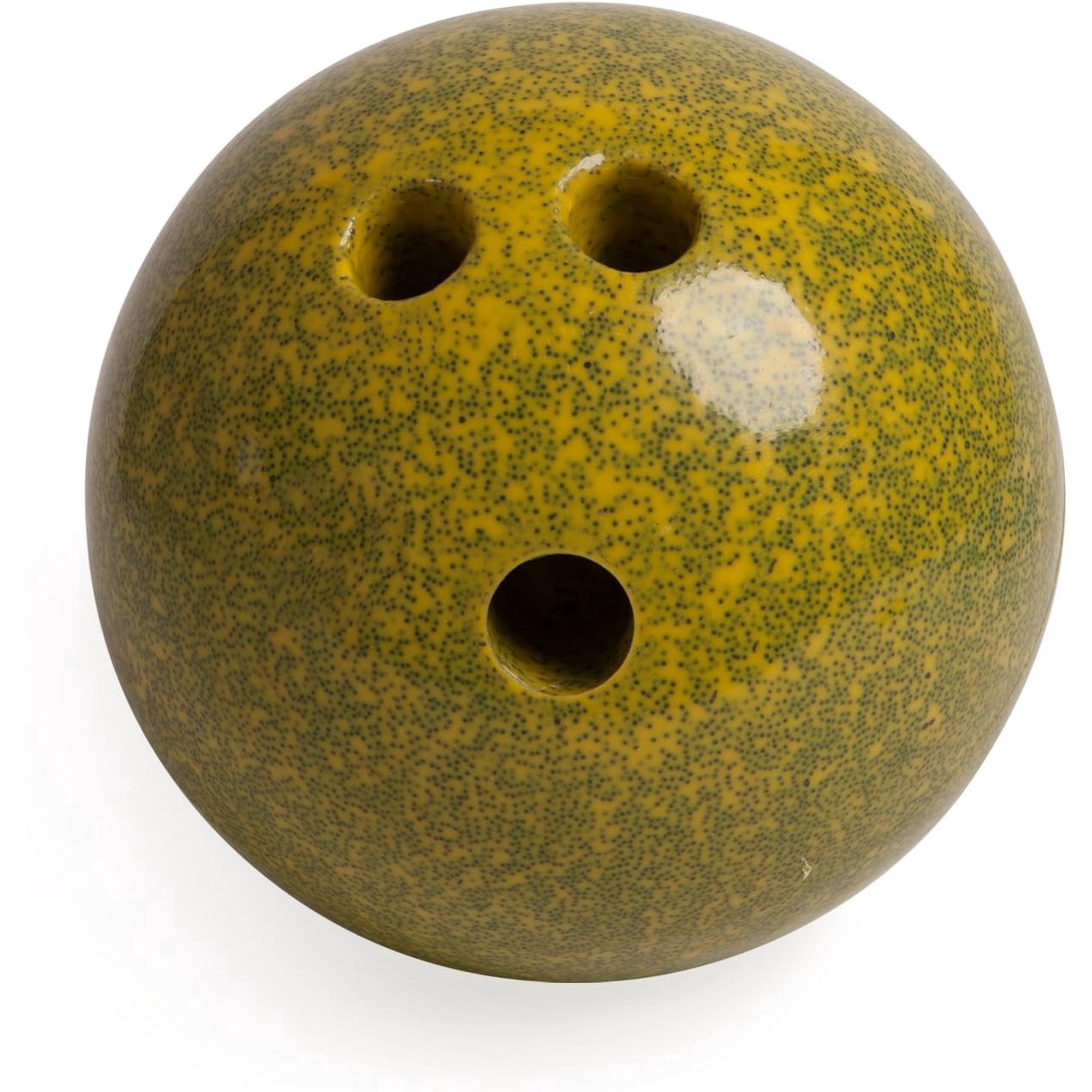 Champion Sports Rubberized Plastic Bowling Ball - 5 LB Marbled Yellow