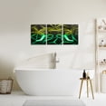 thumbnail image 5 of Erosebridal Gaming Gamer Canvas Wall Art Living Room, Gold Green Gradient Lines Framed Wall Art Set of 3, Neon Gradient Gamepad Wall Decor for Bedroom, Luxury Bedroom Decorative, 5 of 5