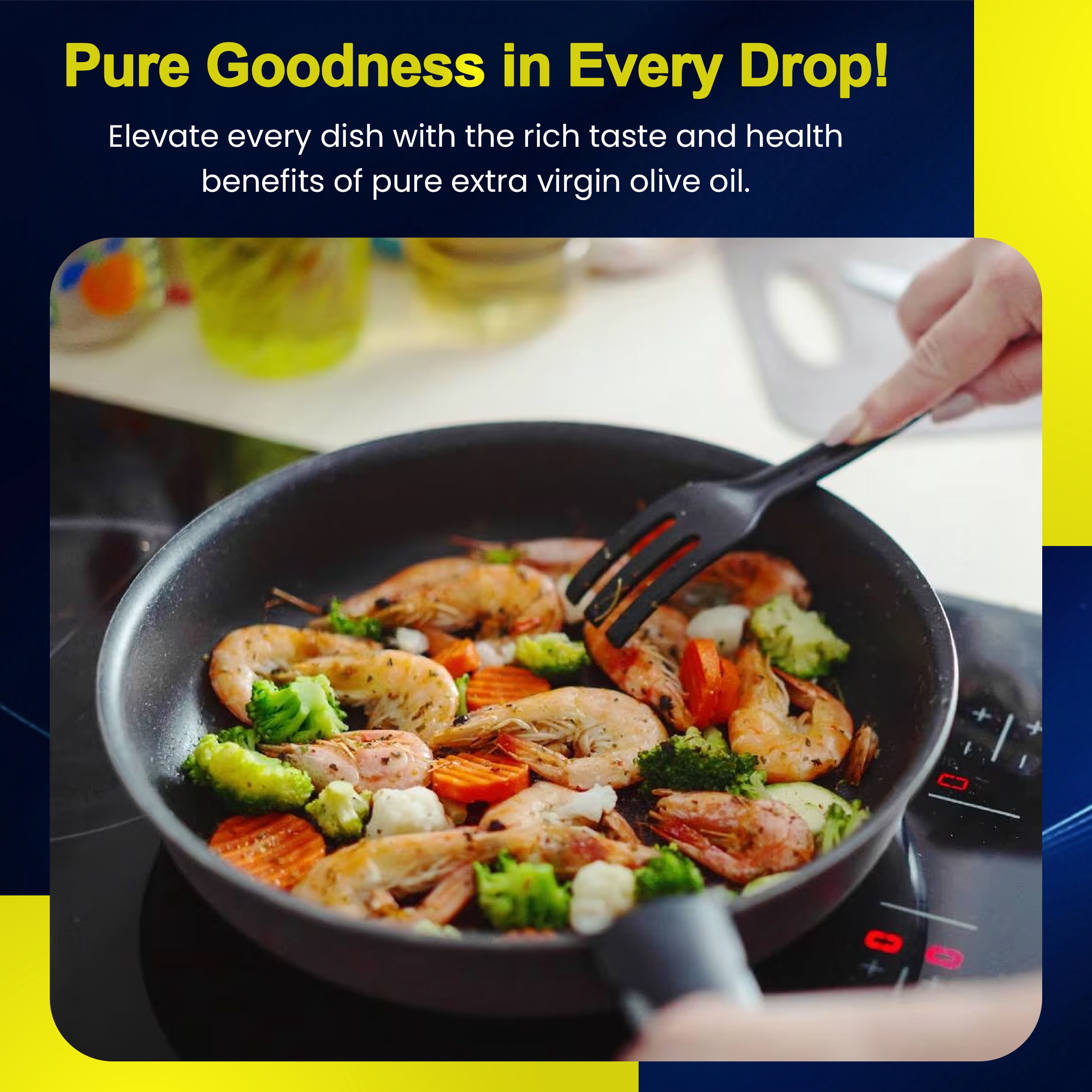 Primizia Extra Virgin Olive Oil - Blue Label - First Cold Pressed 3L (101 fl. oz)