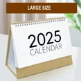 thumbnail image 2 of WNFJR 2025 Standing Desk Calendars Small Stand Up Desk Calendar 2025 Wirebound Table Standup Simple Design Monthly Scheduler, 2 of 4