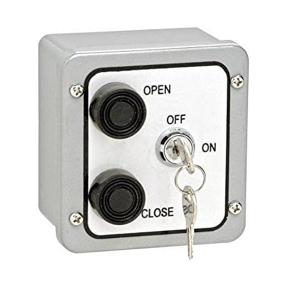MMTC 2BXL NEMA 4 Exterior Two Button Control (non-metallic) Surface Mount Control Station Double Pole Contacts with Lockout