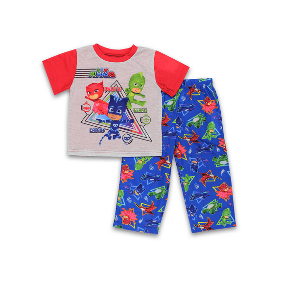 PJ Masks Toddler Boys 2 Piece Short Sleeves Pants Pajamas Set 21PJ271ESL