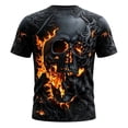 thumbnail image 5 of IWRICH Graphic T-Shirts for Men Novelty 3D Print Skeleton Tee Shirts Summer Short Sleeve Tee Top Yellow XL, 5 of 5
