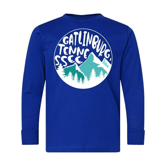 Inktastic Gatlinburg, Tennessee Mountains Long Sleeve Youth T-Shirt