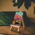 thumbnail image 3 of 25 Pieces of Mini 5 Inch Wooden Easel. Business Cards, Display Photos, Small Canvases, Classroom DIY Arts and Crafts, 3 of 5