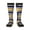 2 Black-1, variant on Women's Knee High Socks Thin Blue Line Flag Art Thermal Soft Knee Long Socks