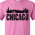 thumbnail image 4 of Inktastic Chicago Skyline Grunge T-Shirt, 4 of 5