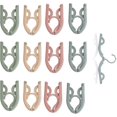 thumbnail image 1 of Perchas de 12 piezas, perchas de plástico portátiles, perchas de viaje plegables, perchas livianas antideslizantes para viajes, perchas plegables que ahorran espacio, al aire libre, C// kaili Sencillez, 1 of 2