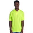 thumbnail image 4 of JERZEES Hi Vis Men Dri-Power Workwear Polo, Short Sleeve Safety Green & Orange T-Shirt, Pack 4, XL, 4 of 8