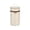 A002- B, variant on Canvas Cooler Bag | Dual Zipper Lunch Bag | Leakproof Insulated Carrier | Beige Brown Trim Lunch Bag for Work Office Travel