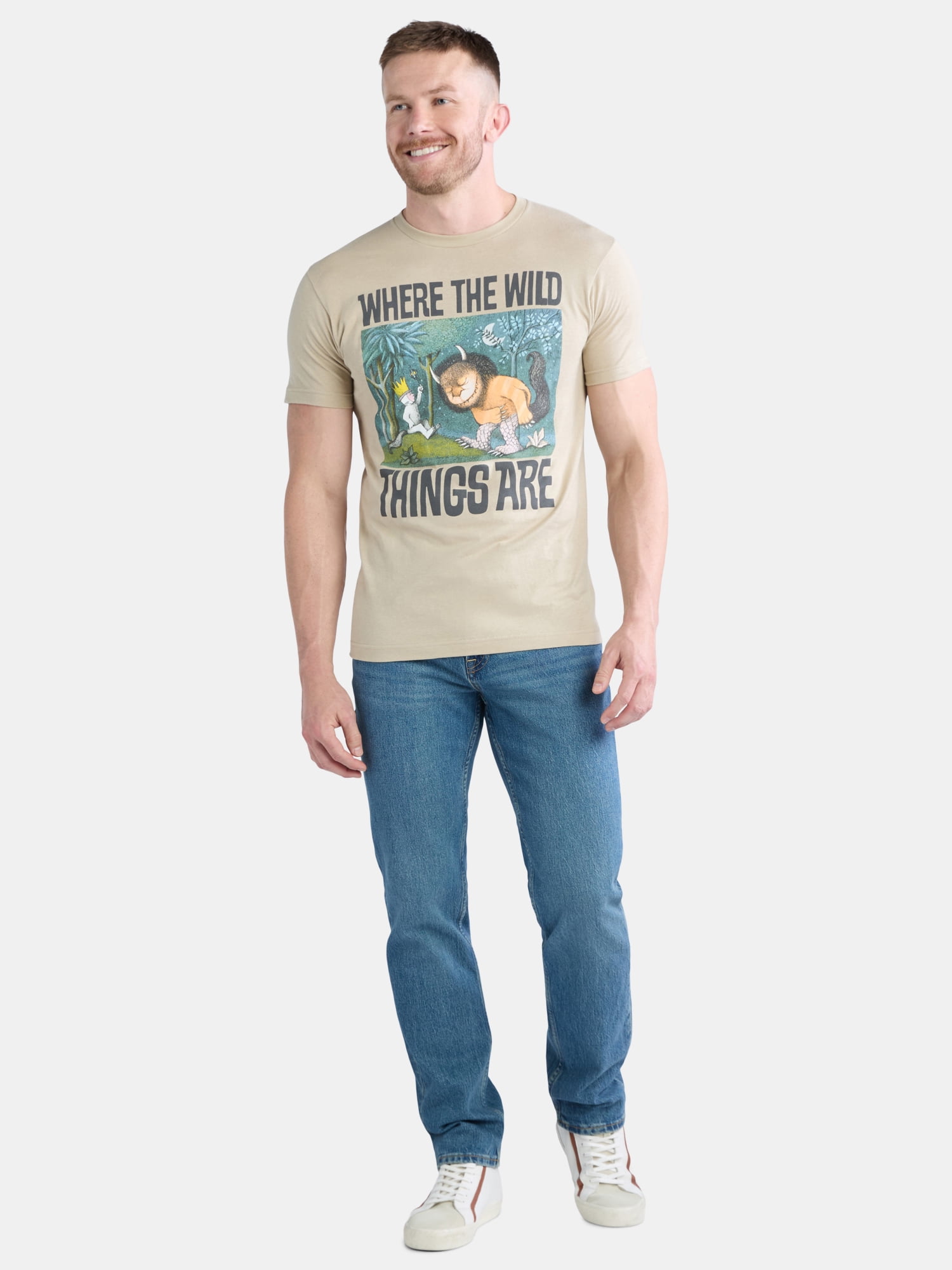 Where the Wild Things Are Men's & Big Men's Graphic Tee, Sizes S-3XL