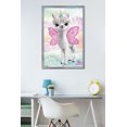 thumbnail image 2 of Animal Club - Lama Unicorn Wall Poster, 22.375" x 34", Framed, 2 of 2