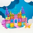 thumbnail image 2 of MAGNA-TILES® Castle DLX 48-Piece Magnetic Construction Set, The ORIGINAL Magnetic Building Brand, 2 of 11