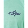thumbnail image 6 of Fish N Vibe Men's Short Sleeve Fishing Performance Outdoor Graphic T-Shirt, Aqua Haze, 2XL, 6 of 7