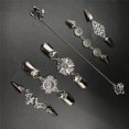 thumbnail image 5 of 6 Pcs Brooches for Women Shawl Brooch Sweater Decor Clips Vintage Cardigan Collar Clip for Women's, 5 of 7