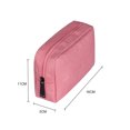 thumbnail image 4 of Bewildely Estuche portátil para bolsa de almacenamiento, organizador de dispositivos USB Digital, Cable para auriculares de viaje Almacenamiento y organización del hogar rosado S, 4 of 5