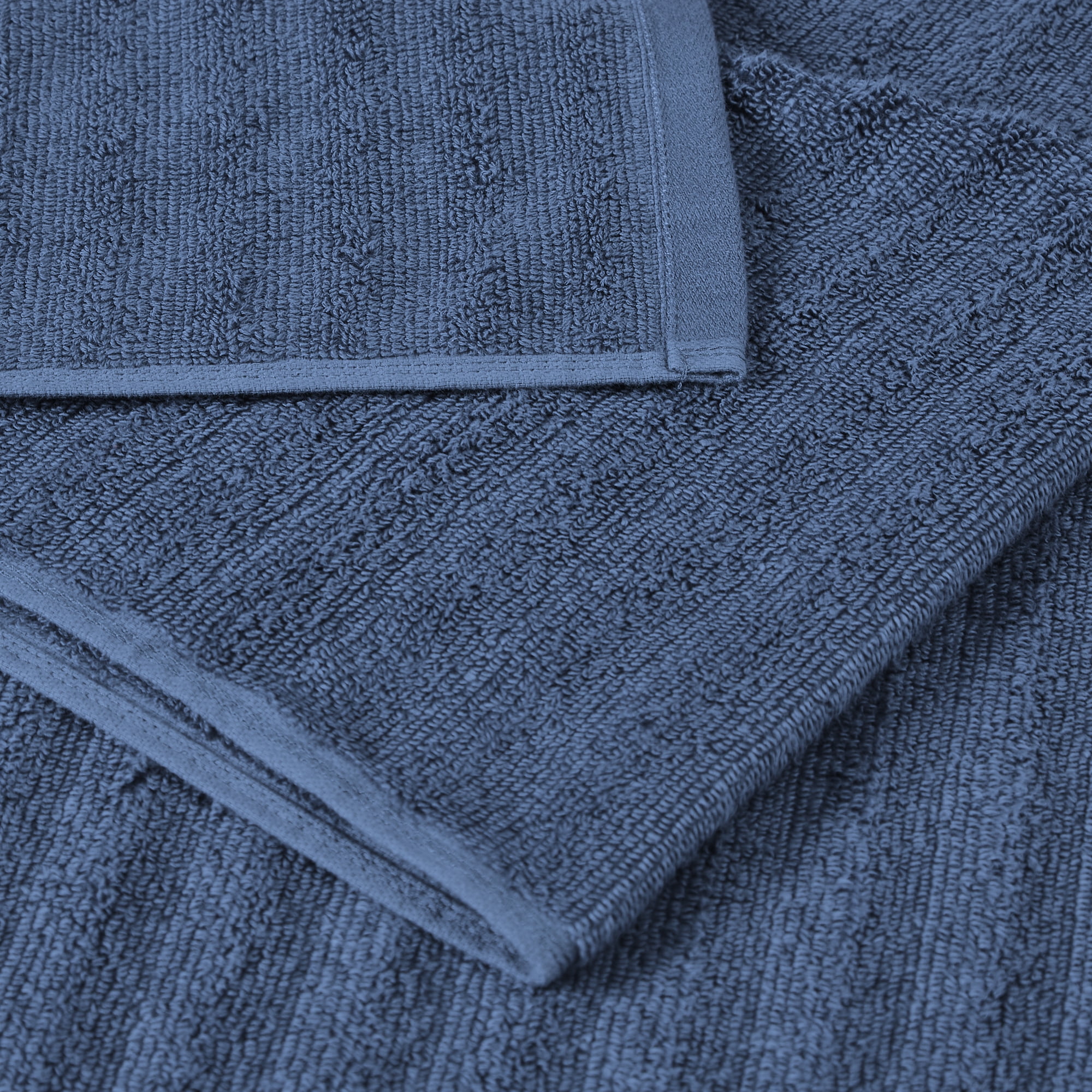 Textured Organic Cotton Towel textured_Tarragon / Bath Sheet