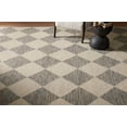 thumbnail image 4 of Chris Loves Julia x LoloiFrancis Beige / Charcoal 8'-6" x 12' Area Rug, 4 of 16