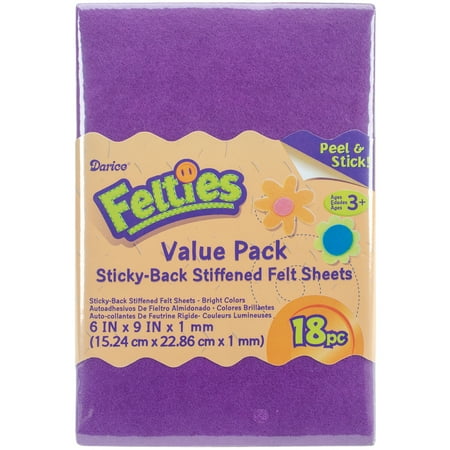 - Adhesive Back Stiff Felt 6