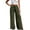 Green, variant on Jamsmile Womens Pants Casual Drawstrings Straight Wide Leg Long Pants Comfortable Spring Summer Lounge Beach Trousers