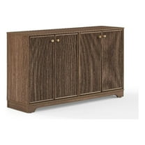 Crosley Furniture Naomi Sideboard in Walnut