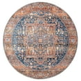 thumbnail image 3 of nuLOOM Tapis de Franges Ethel Médaillon, Rond de 5', Rouille, 3 of 4