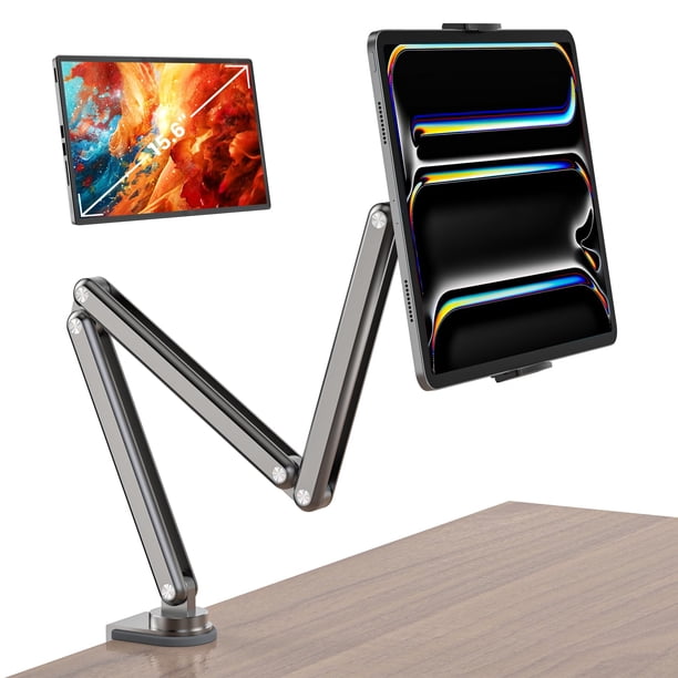 Soporte para tableta KU XIU, de aleación de aluminio, plegable, para iPad 10/9