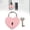 Pink, variant on 1 Pc Small Heart Shaped Locks with Key, Colorful Mini Metal Heart Padlock Colorful Personalized Love Padlock for Diary Book, Jewelry Box, Srorage Box, Locker Decor, Suitcase, Luggage, Purple