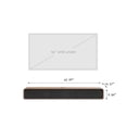 thumbnail image 3 of POVISON Modern Floating TV Stand with Coffee Table, Wood Living Room Set, Black, 62.99" Media Console+ 51.18" Dark Coffee Table, 3 of 13