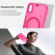 thumbnail image 4 of Funda para iPhone X, funda para iPhone Xs, compatible con carga inalámbrica Magsafe, translúcida, mate, fina, a prueba de golpes, antiarañazos, antiamarilleo, protectora para iPhone X/XS, rosa, 4 of 8