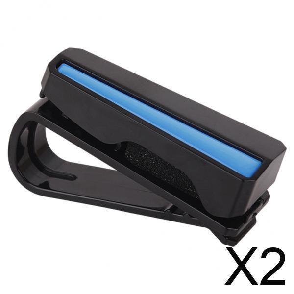2x Clip De Soporte Para Gafas De Sol Para Automóvil, Accesorios Universales, Piezas Azules