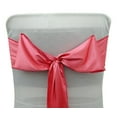thumbnail image 3 of Darling Souvenir Pack Of 10 Satin Chair Sashes Bow Sash For Wedding & Events Supplies Party Decoration Chair Cover Sash - Colors Available, 3 of 6