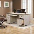 thumbnail image 4 of Sauder Edge Water Executive Desk, Chalked Chestnut, 418795, 4 of 9