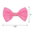 thumbnail image 2 of 100pcs Rose Red Bow Ties 1.5" x 1" Mini Bowknot for Crafting Little Satin Bows Bulk DIY Sewing Scrapbooking, 2 of 5