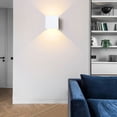 thumbnail image 4 of Lámpara de pared LED cuadrada de aluminio regulable, resistente al agua, 3000-3200 K, para exteriores (blanco, 6 W), 4 of 14
