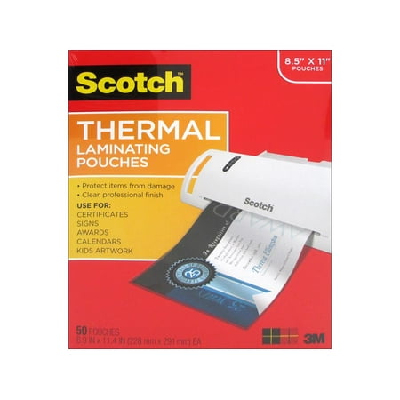 3mm pouches scotch laminating thermal letter pack