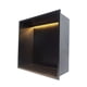 thumbnail image 5 of Nicho de ducha de aleación de aluminio, nicho de pared, nicho de baño, fácil de instalar, individual Negro, 5 of 9
