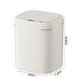 thumbnail image 3 of Giunmcul up to 50% Off Touchless Sensor Trash Can 13 Liter/3.4 Gallon Small Capacity Trash Can with Lid Sensor Kitchen Bin Recycling for Kitchen/Living Room/Office, 3 of 5