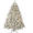 Snowy Flocked Green Artificial Trees, variant on JoanKaren 6' Pre-Lit Green Artificial Christmas Tree,Metal Stand Full Xmas Tree with 450 Multicolor Lights