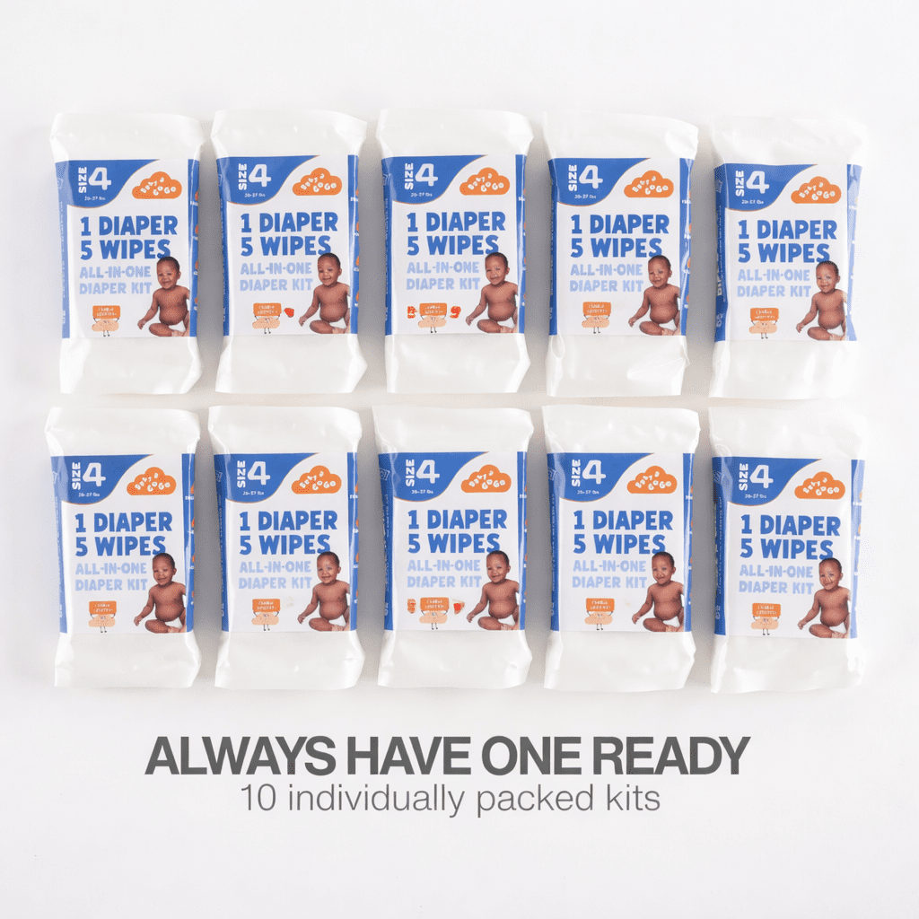 Baby a GoGo ON-THE-GO Diaper Kit, Sz. 4