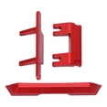 thumbnail image 3 of Kit de parachoques trasero RC, piezas de repuesto de parachoques trasero de aleación de aluminio para Axial SCX24 1/24 RC Crawler rojo, 3 of 10