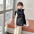 thumbnail image 5 of Toddler Baby Boy Girl Warm Coats Sleeveless Solid Color Coats, 5 of 8