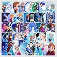 thumbnail image 4 of Recuerdos de fiesta de cumpleaños de Frozen, accesorios de princesa Anna y Elsa, premios de carnaval, piñata, bolsa de caramelos, juguete de fiesta para niñas（50pcs, 4 of 5