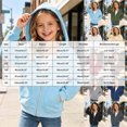 thumbnail image 3 of Staki Girls Lightweight Zip-Up Hoodie for Kids Soft Casual Hooded Sweatshirt 4-15Y(Navy,4-5 Years), 3 of 7