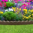thumbnail image 3 of EzBorder Scallop Garden Border 2" Thick in Earth Colour - 2 Pack, 3 of 5