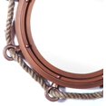 thumbnail image 3 of Hind Handicrafts Wall Mounted Vintage Rope Wrapped Nautical Ship Porthole Mirror for Home Decor | Pirate's Maritime Themed Decor | Vanity Mirror (Matte Copper, 15 INCHES), 3 of 3