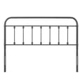 thumbnail image 2 of Modway Sage Modern Farmhouse Metal Adjustable Height Headboard, Twin, Gray, 2 of 6
