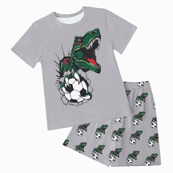 Toddler Boys Clothes Baby Boy Outfit Sets Baby Boy Summer Clothes 12 18 24 Month 3T 4T 5T 6T Toddler Boy Outfits Dinosuar T Shirt Shorts Set Kaprioy