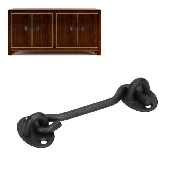 Gate Latch Lock, Barn Gate Latch Practical Gate Latch for Closets for Sliding Barn Doors for Cabinets for Barn Doors