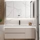 thumbnail image 2 of Ceramic Basin Integrated Intelligent Bathroom Cabinet Modern Minimalist Combination Bathroom Sink Washbasin Furniture My Lux Decor Round, 2 of 58